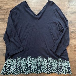 Talbots 100% Cotton Top- Sz XL